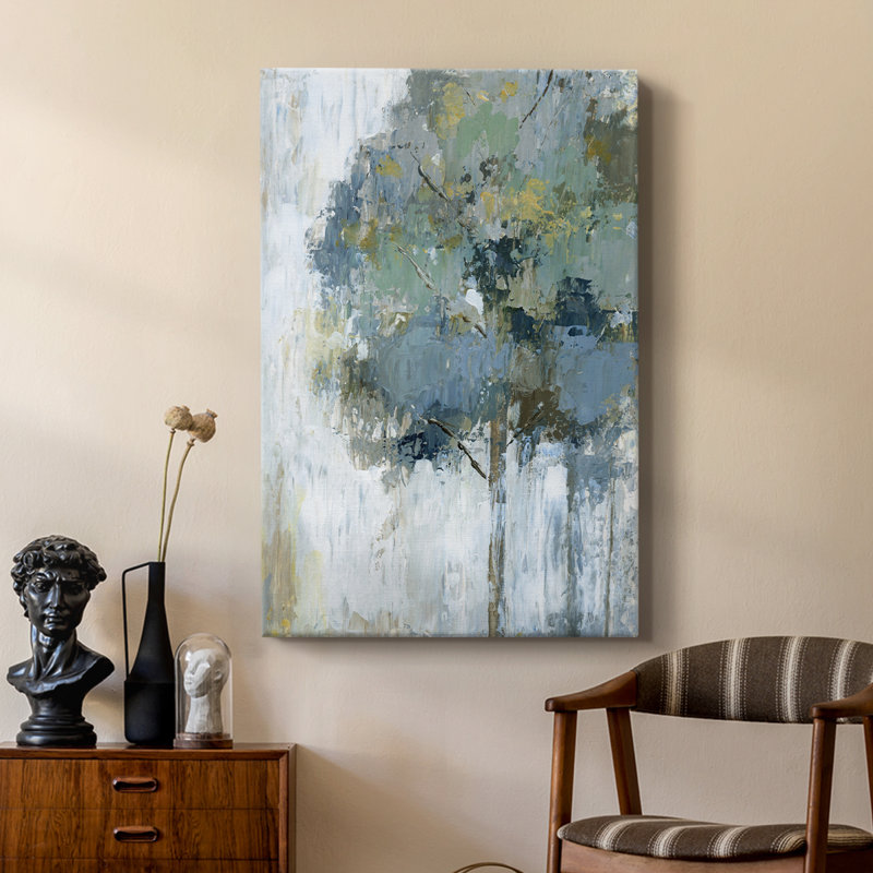 Arbre de printemps II - galerie Cavas sur mesure, H 18 po x l 12 po