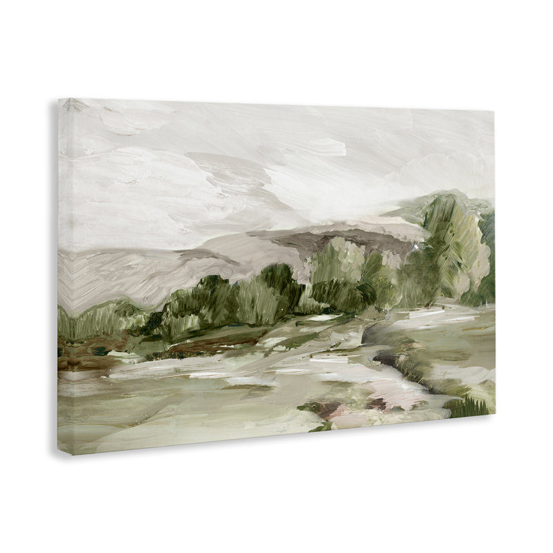  «Tree Line From Afar», art mural sur toile par Lera, H 16 po x l 24 po