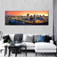 Nashville Sunset Panorama sur toile-953288459