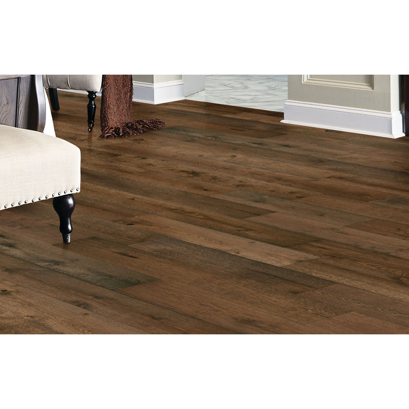 Plancher de bois franc d'ingénierie pièce de 0,5 po d'épaisseur x 7,5 po de morceau Gold, Coucher de soleil panoramique