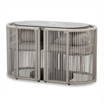 2 - Person Patio Dining Set Oval Table