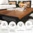 4-Piece Patio Conversation Set with Weather-Resistant Polyester Cushions for Backyard, Deck & Poolside Relaxation-1202086074