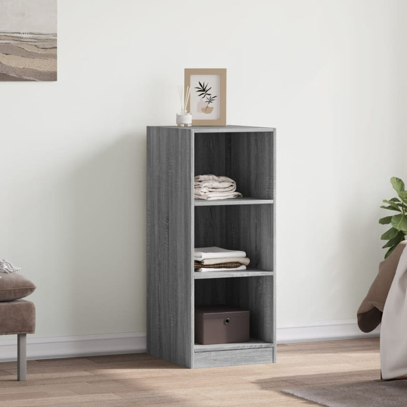 Amareya Manufactured Wood Wardrobe, Brown Oak, 41 x 48 x 102 cm, without Rod