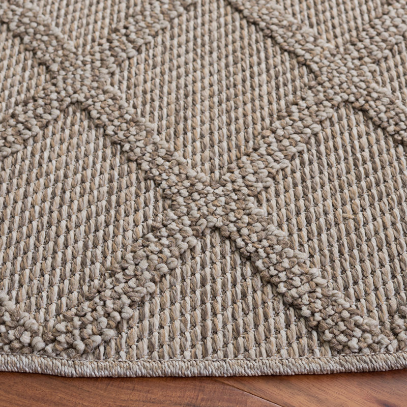 Highland 950 Performance Geometric Rug, Round 6'7"