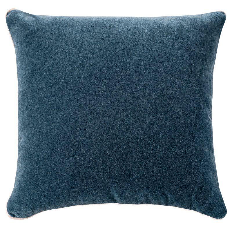 Mohair tuxedo rayé euro, Square 26"