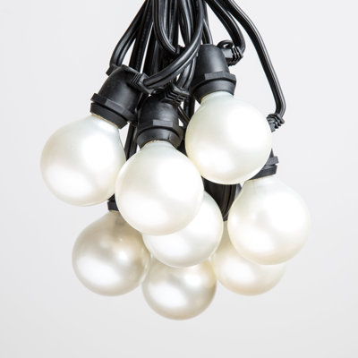 Outdoor 40 - Bulb 50'' Plug-in Globe String Light