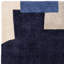 Atticus Abstract Hand Tufted Recycled P.E.T Blue Area Rug-954940608