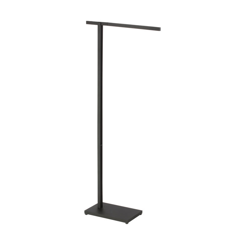Mick De Giulio Stagger 1-light medium floor lamp in nightshade black finish, Nightshade Black