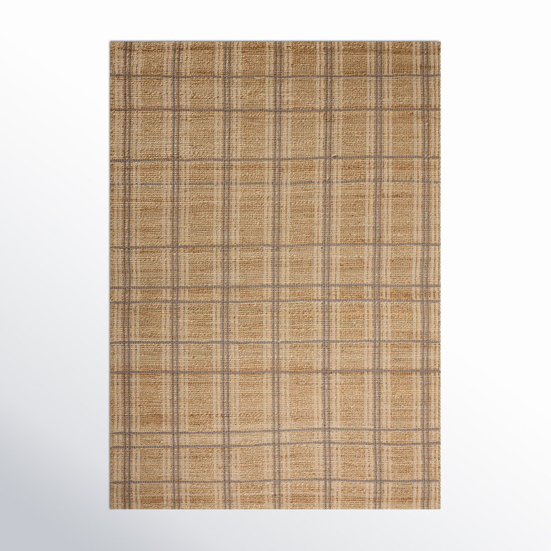 Judy Natural / Stone Area Rug, Rectangle 5' x 7'6"