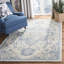 Cuvier Hand Tufted Wool Cotton Oriental Rug in Blue/Ivory-1738829171