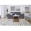 Tapis ivoire / gris / orange Chariton-115949527