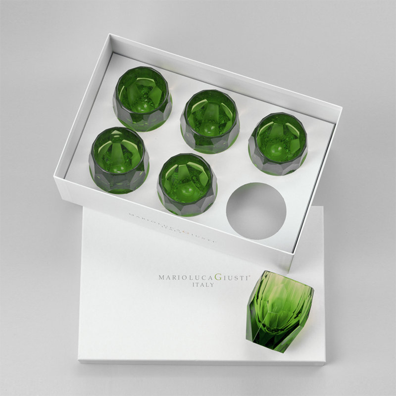 Verre Milly, Vert