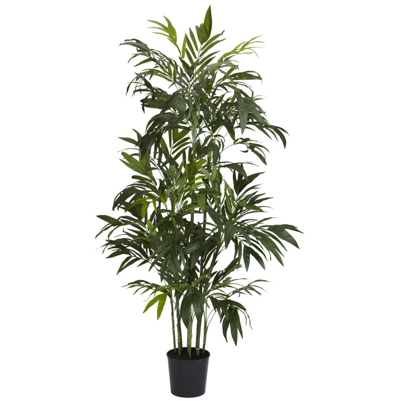 Arbre de bambou artificiel en pot, H 72 po x l 42 po x P 36 po / 606 feuilles