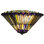 Tiffany Jeweled Peacock 3-Light Bowl Ceiling Fan Light Kit
