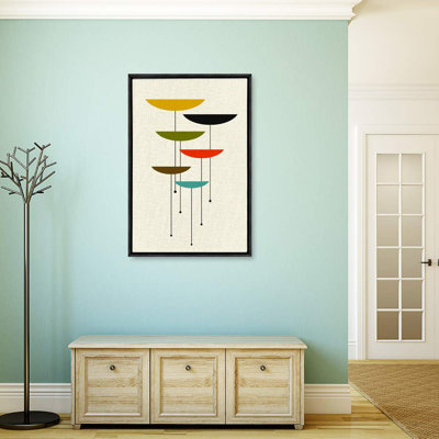Mid Century Modern Boho Abstract Colorful Geometric Home Artwork Decor for Living Room,Bedroom X14
