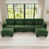 Chenille-vert