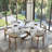 Maxwell Modern Round Dining Table, Sintered Stone Tabletop with Lazy Susan, Carbon Steel Base Pre-Assembly-599577217-581532016