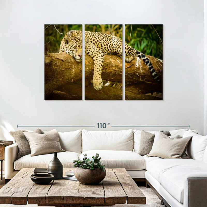 Brampt Pantanal Jaguar, 48" H x 74" W