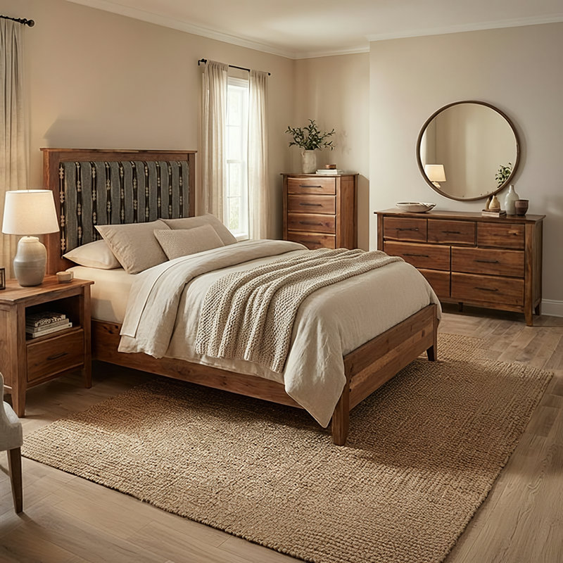 Lit tapissier Fireside Lodge Heartland, Simple