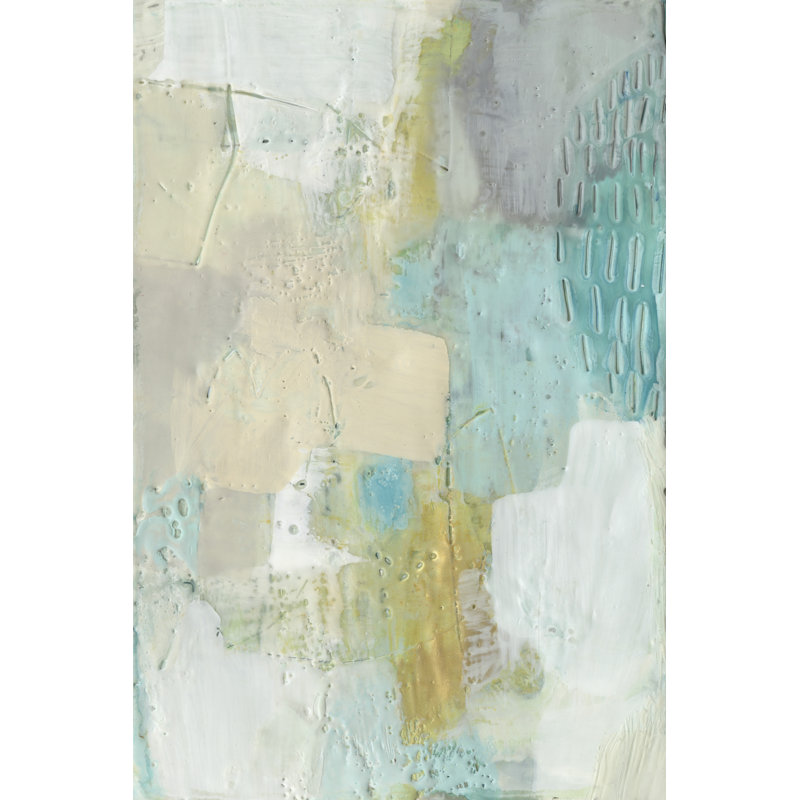 «Laxe II» par Sue Jachimiec, peinture sur toile tendue, H 48 po x l 32 po