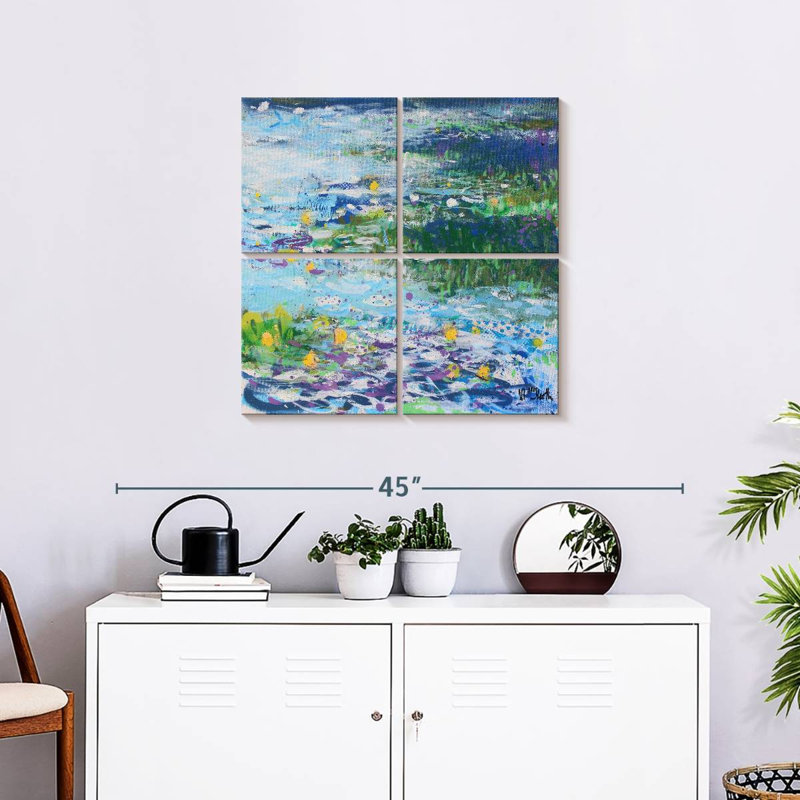 Monet Monet Monet Pointilliste, H 26 po x l 26 po