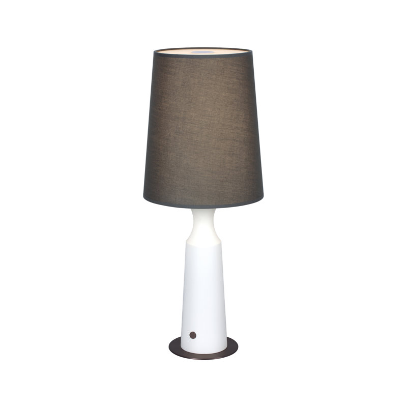 Lampe de table blanche Blaza, H 29,92 po x l 11,81 po x P 11,81 po