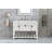 Myhomekeepers 19'' White Ceramic Rectangular Bathroom Sink
