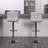 Ludly 32.5" Swivel Upholstered Adjustable Height Counter Stool-877580768-818587366