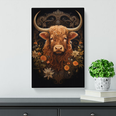 Highland Cow Baroque - Print
