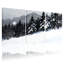 Ensemble de 3 impressions sur toile, paysage d'hiver-1323597616