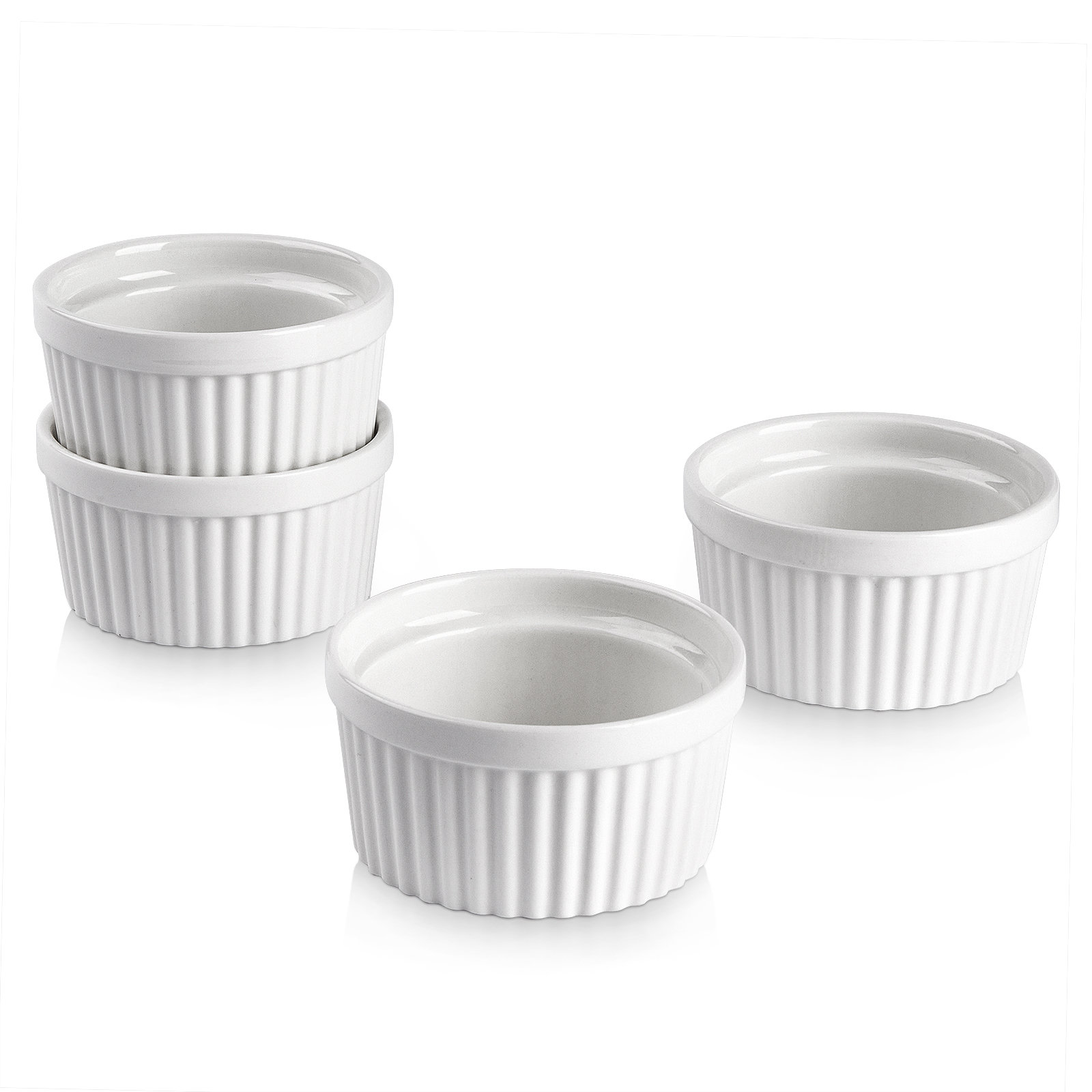 DOWAN Round Ceramic Ramekin Bakeware | Wayfair