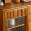 Buffet de rangement rétro entièrement en bois massif-129573575