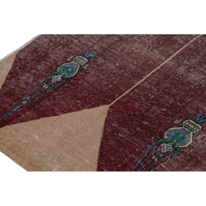 One-of-a-Kind 4'2" X 14'5" Hand Knotted Area Rug