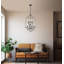 Lustre géométrique à intensité variable 8 lumières Guillaine-404087192