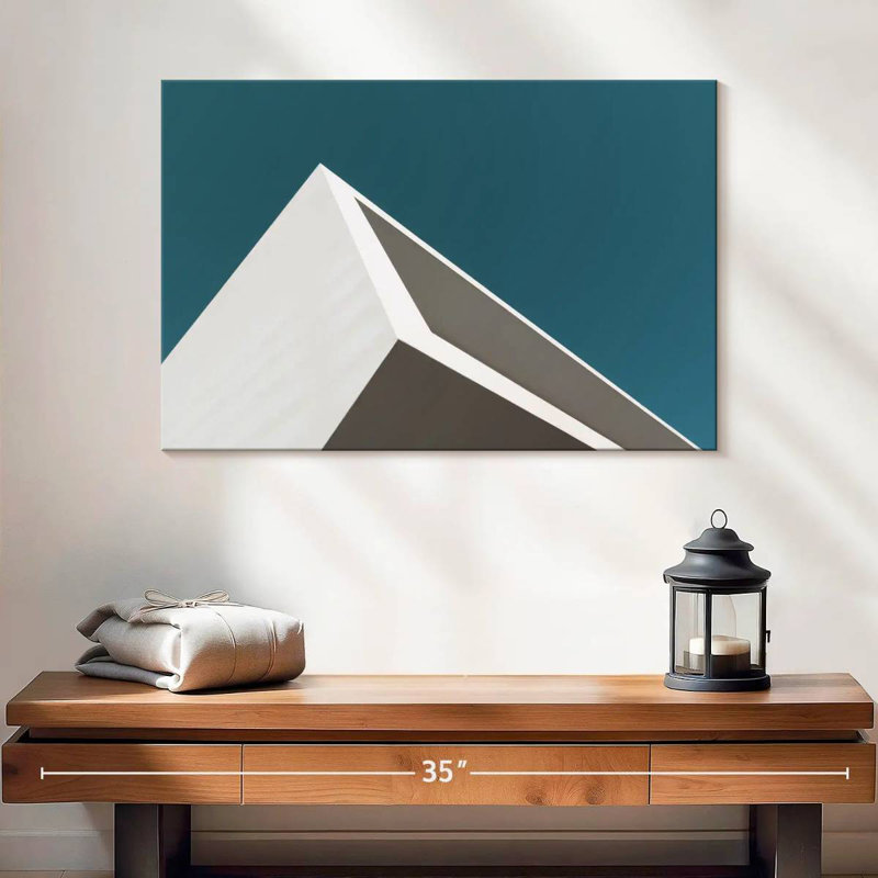 Geometric Building Corner, 16" H x 24" W