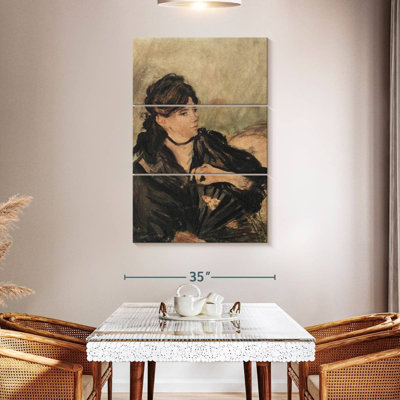 Leisha, portrait de Berthe Morisot avec un ventilateur 1874