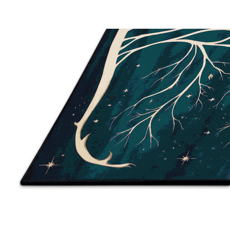 Celestial Bloom Rug, Rectangle 3' x 5'