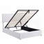 Lit plateforme double rembourré avec rangement hydraulique - Robuste Aucun sommier tapissier requis-1871152087-1871152084