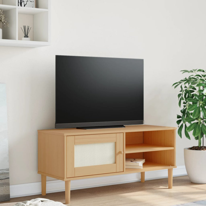 Meuble télé pour téléviseur de 48 po ou moins Alais, Brun
