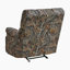 Rubin 41" Traditional Textured Microfiber Glider Reclining Chair with Gentle Gliding Motion, High-Density Foam & Pull-Handle Recline
