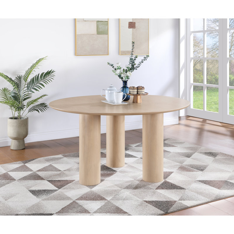 Izzey Dining Table, Natural