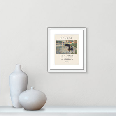 Old Masters Collection "View of Seine" Print