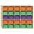 Mauve / Vert / Orange