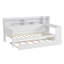 Lit de jour simple blanc antique avec rangement fonctionnel et bureau en bois-759749632-759749639
