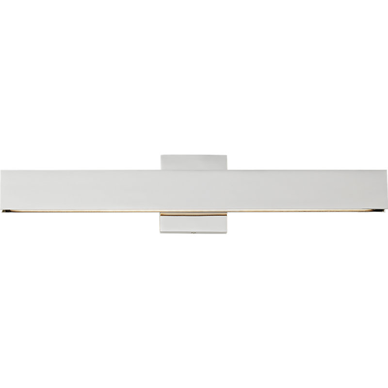 Bau 1 - Light LED Bath Bar, Polished Nickel
