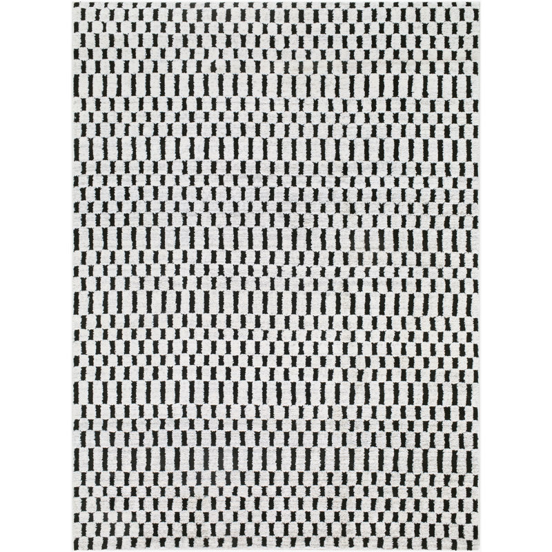 Rachel Zoe X Livabliss The Studio Edit Machine Woven Rug, Black, Rectangle 5'3" x 6'12"