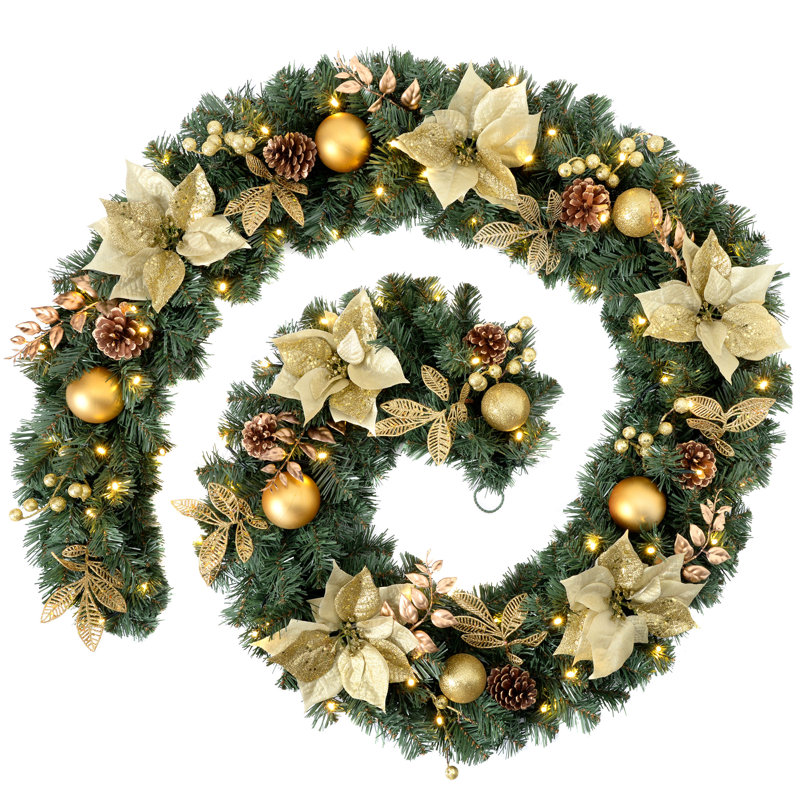 274cm Lighted Garland with Lights