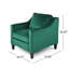 Fauteuil club en velours