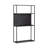 Nomi Geometric Metal Wall Shelf Unit for Use as Bathroom Over-the-Toilet Shelves