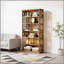 Armoire de rangement, présentoirs de style campagnard, bibliothèque spacieuse